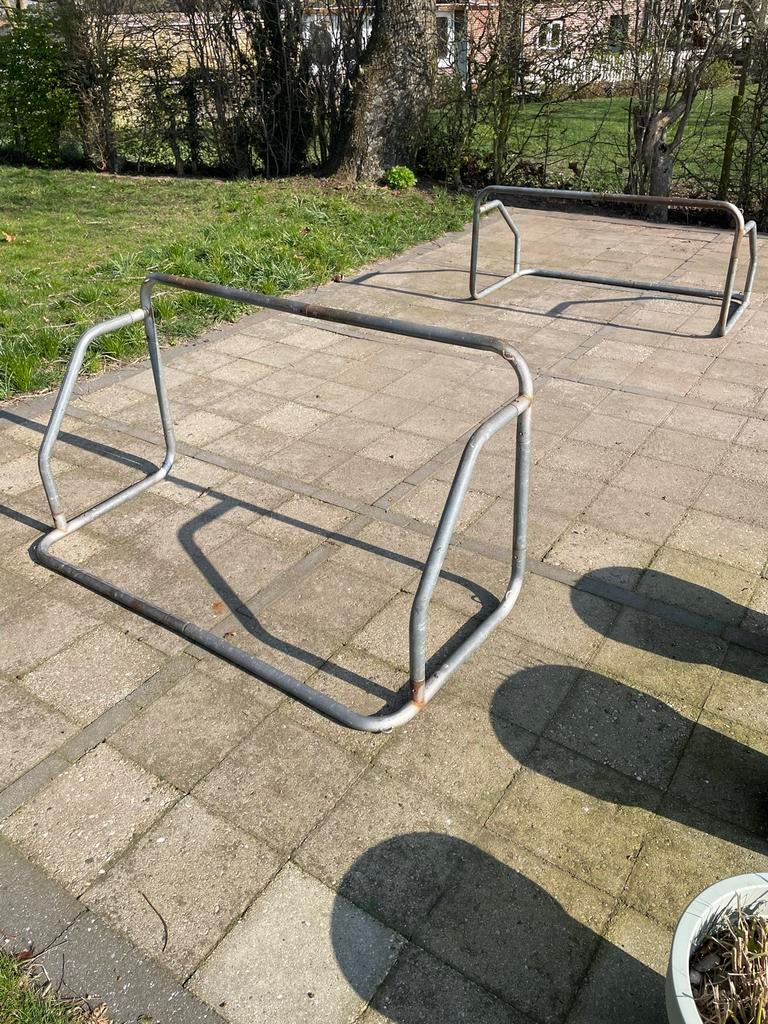 Twee kleine voetbaldoeltjes, Ophalen of Verzenden, Gebruikt, Overige typen