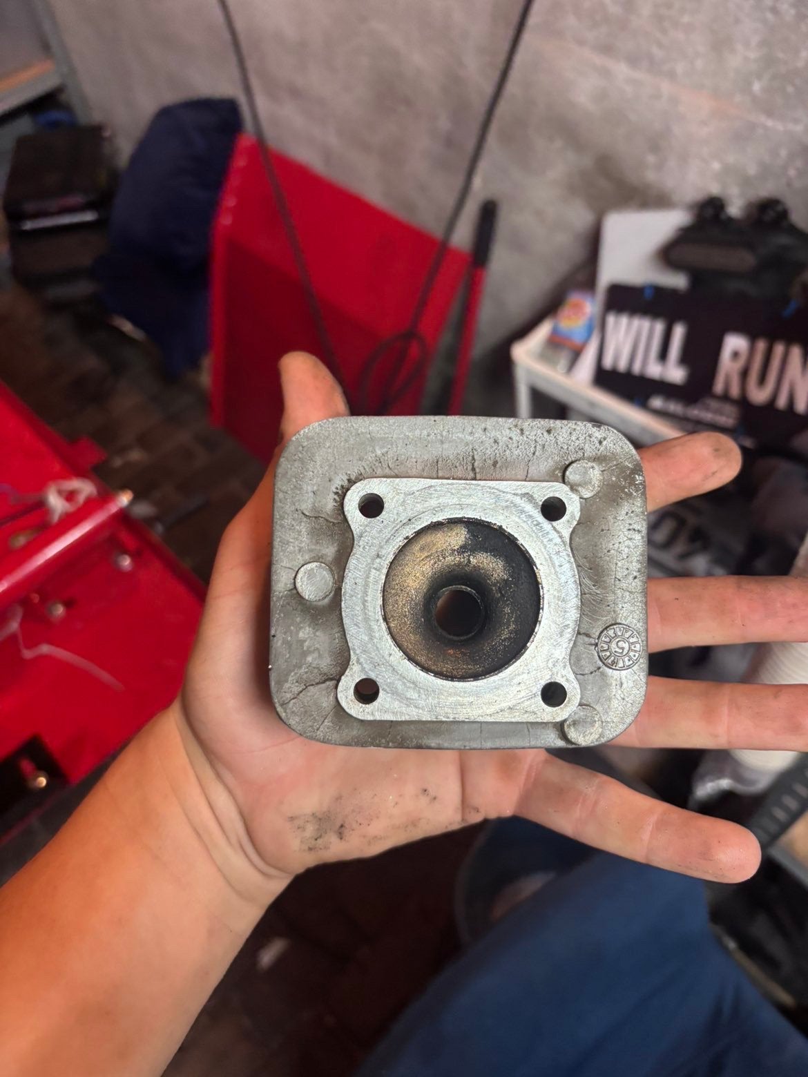 50cc piaggio ac cilinder, Fietsen en Brommers, Ophalen of Verzenden, Gebruikt, Cilinder