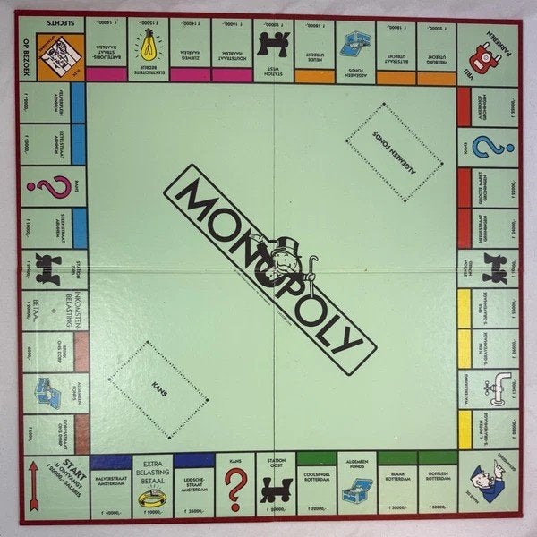 Monopoly spel Parker bordspel Nederlands, Coolsingel 104, 3011 AG Rotterdam, Netherlands, Parker, Verzenden, Een of twee spelers