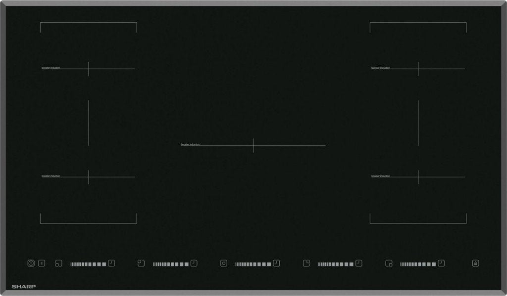Sharp KH9I40CS00EU Inductiekookplaat - 3 fasen, Ophalen of Verzenden, Zo goed als nieuw, Inbouw, Inductie