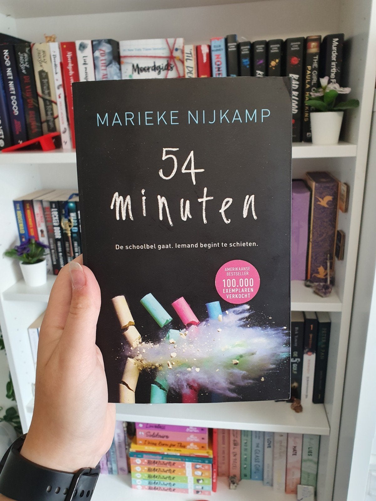 54 Minuten van Marieke Nijkamp (Young Adult), Ophalen of Verzenden, Zo goed als nieuw, Marieke Nijkamp, Nederland