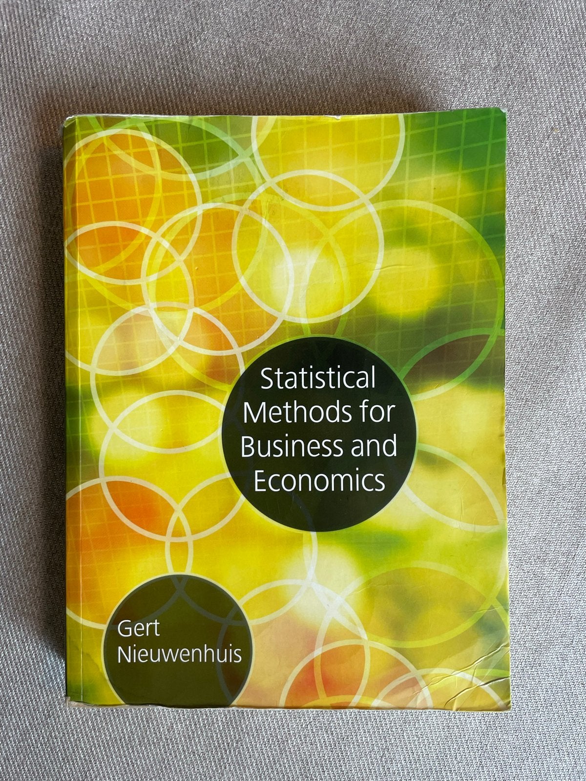 Statistical methods for business & economics G. Nieuwenhuis, Boeken, Ophalen of Verzenden, Gamma, Gelezen, WO