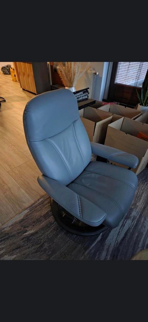 Stressless Consul Classic Fauteuil Small - Zo goed als nieuw, Sykkylven, Noorwegen, Modern, Comfort, Ophalen of Verzenden, Stressless (Ekornes)