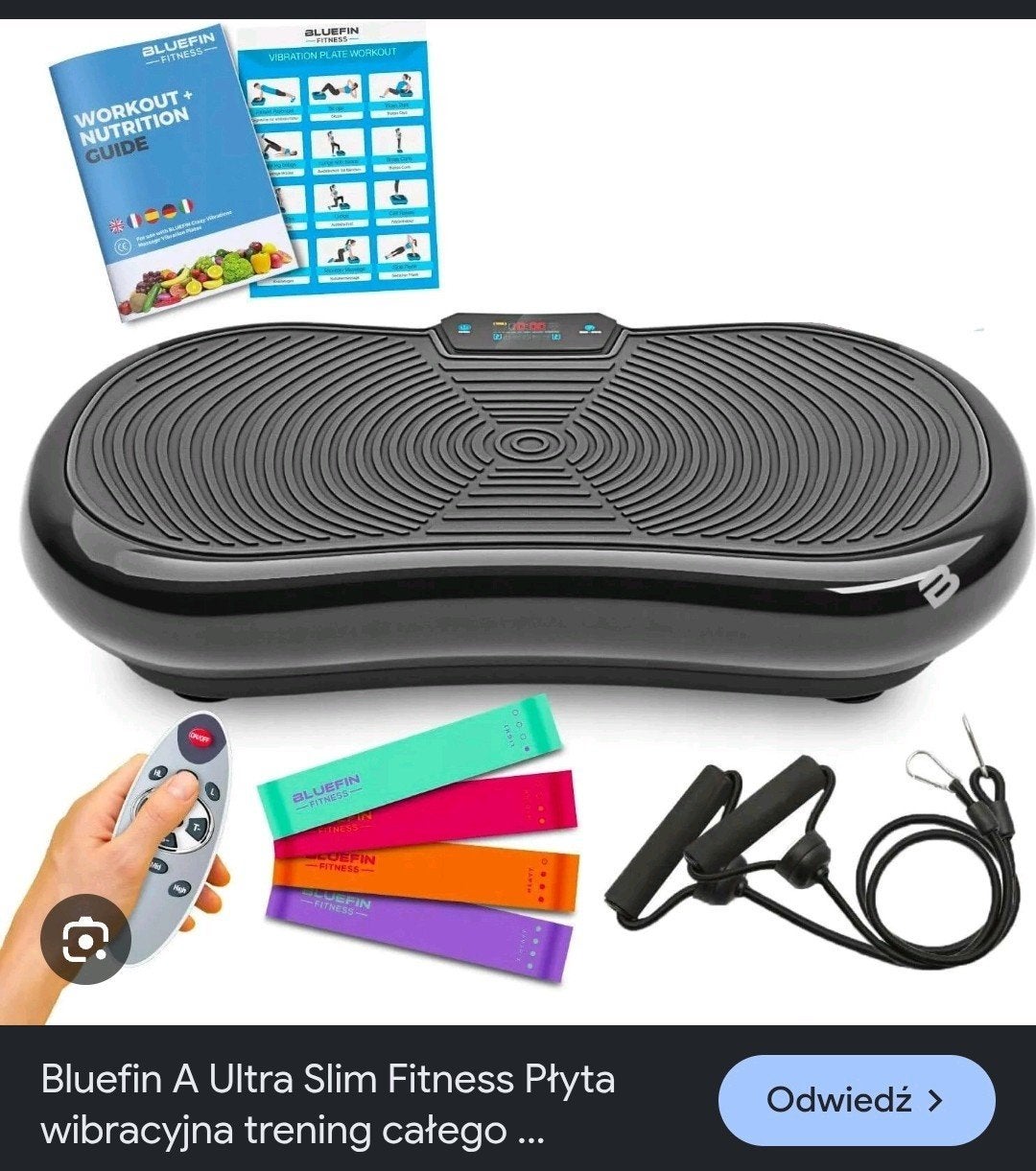 Bluefin Fitness Ultra Slim trilplaat, Sport en Fitness, Ophalen, Gebruikt, Benen, Overige typen