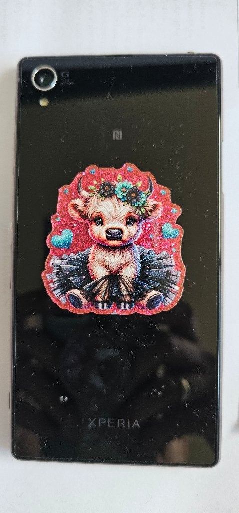 Leuke Highland Koe Popsocket - Telefoonhouder, Ophalen of Verzenden, Nieuw, Telefoonhanger of Accessoire, Universeel