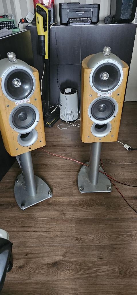 Kef reference 201 Vloerspeakers, Gebruikt, 120 watt of meer, Front, Rear of Stereo speakers, Ophalen