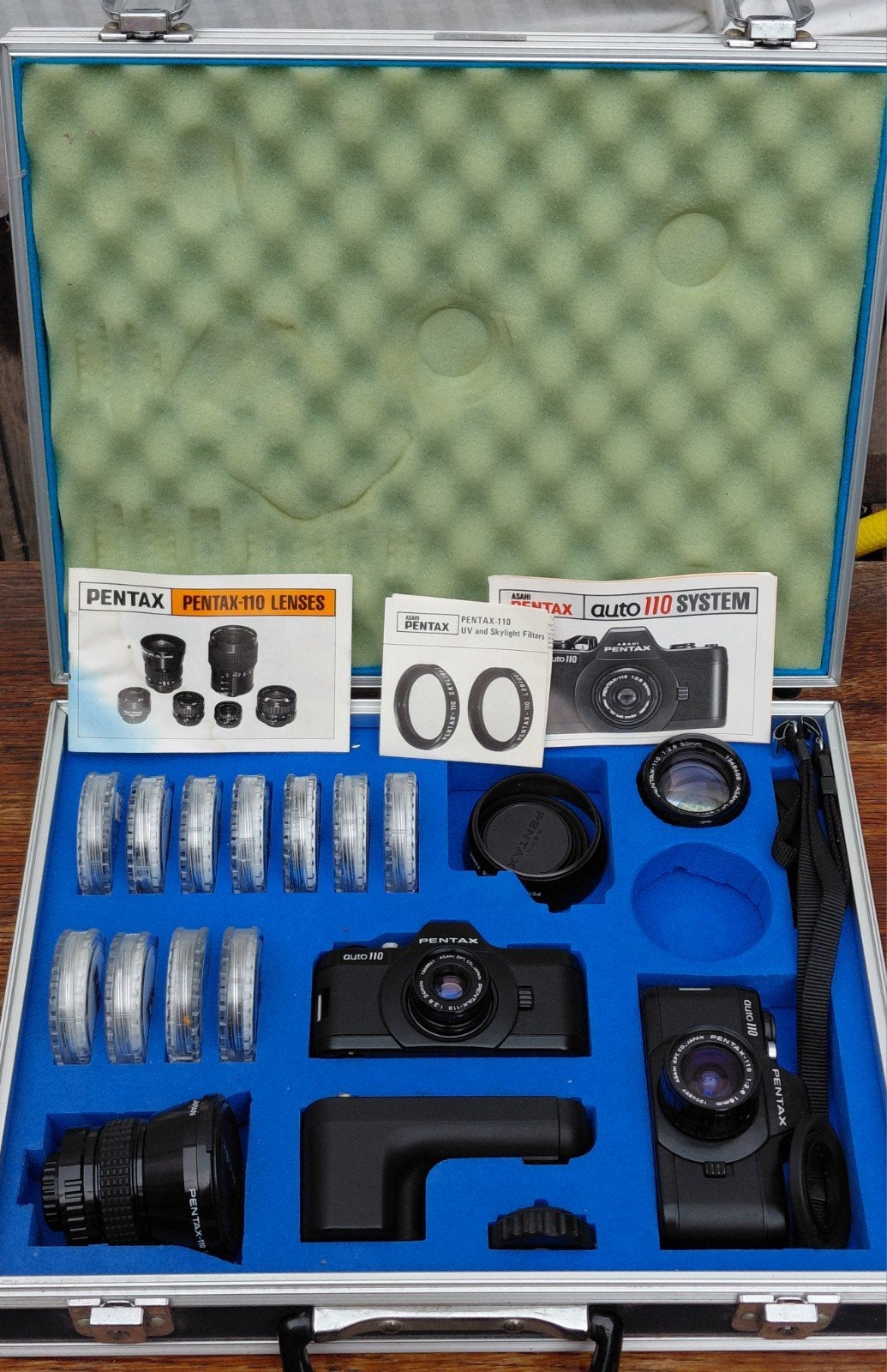 Pentax Auto 110 set, Ophalen of Verzenden, Spiegelreflex, Pentax