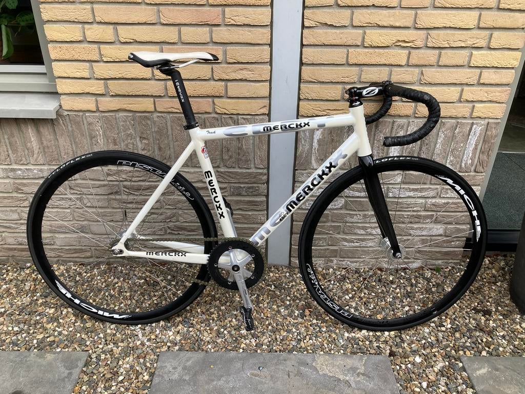 Baanfiets Eddy Merckx, Fietsen en Brommers, Fietsen | Racefietsen, 53 tot 57 cm, Ophalen, Zo goed als nieuw, Overige merken