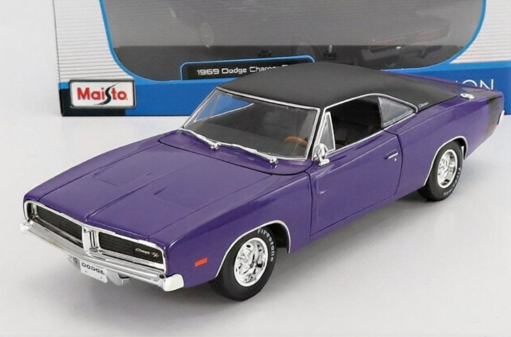 Dodge Charger R/T 1969, 1/18, Maisto, Hobby en Vrije tijd, Maisto, Auto, ., Nieuw