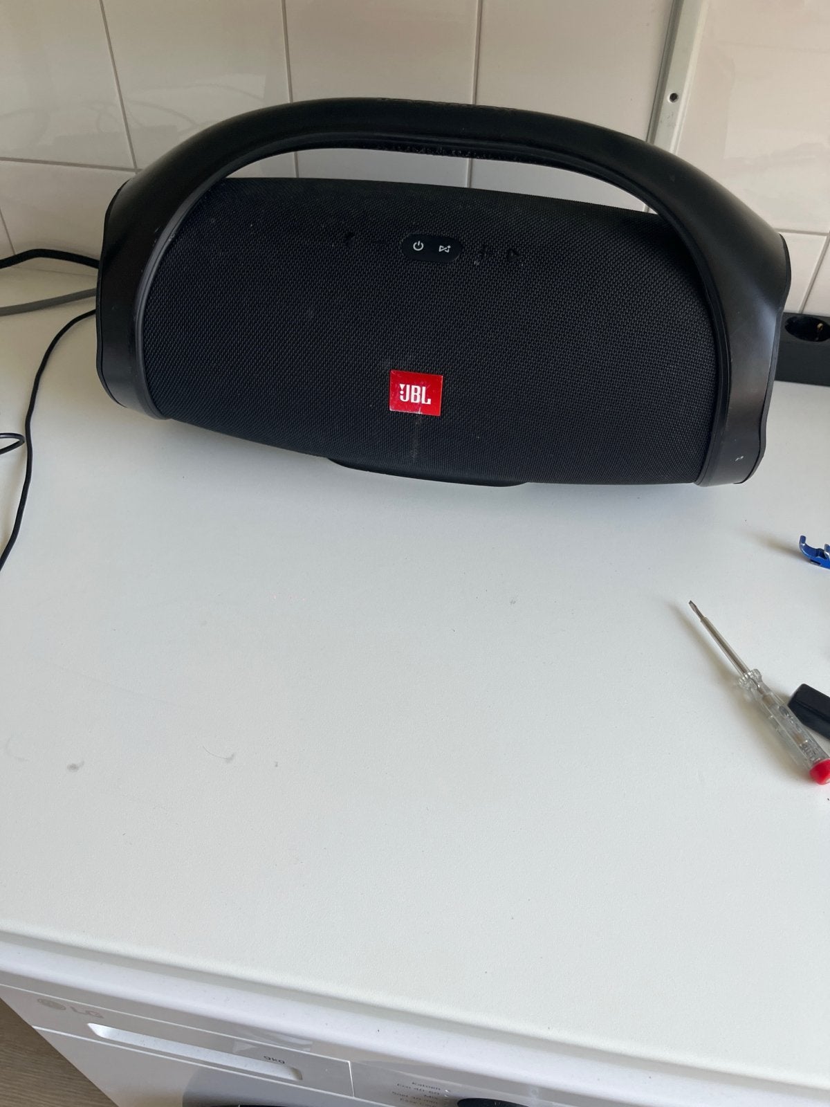 JBL Boombox -, JBL, Ophalen of Verzenden, Draagbare speaker, Niet werkend
