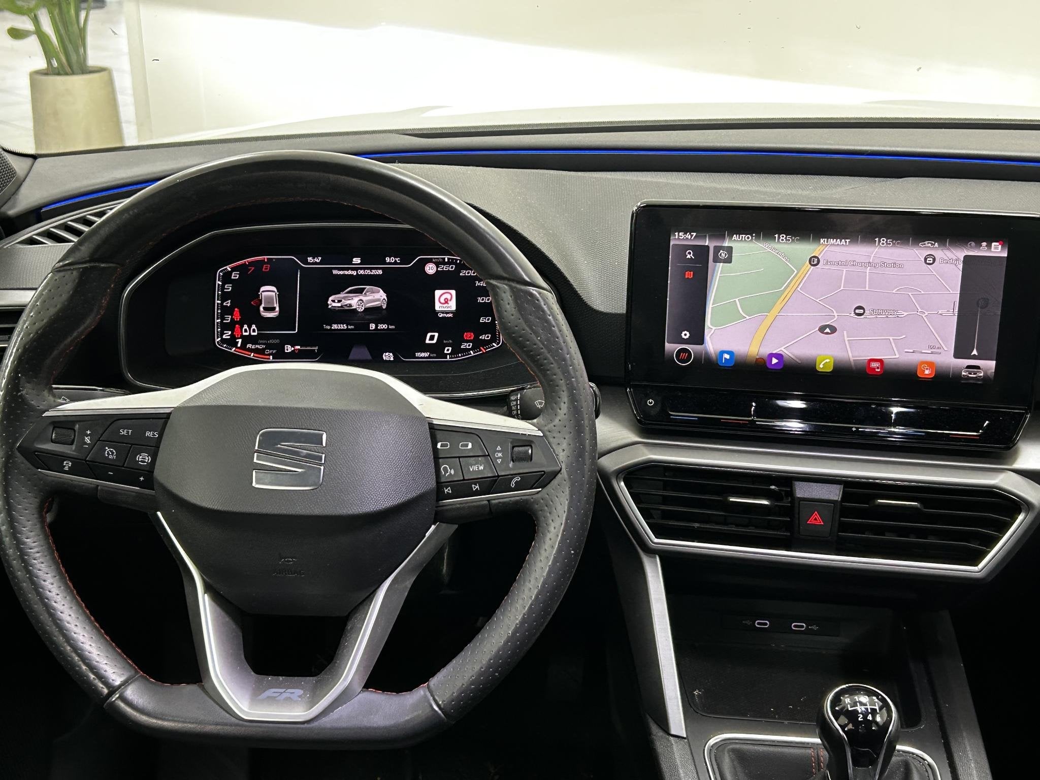 SEAT Leon 1.0 TSI FR Launch Edition NAVIGATIE | PARKEERSENSO, Stof, Gebruikt, Leon, Wit
