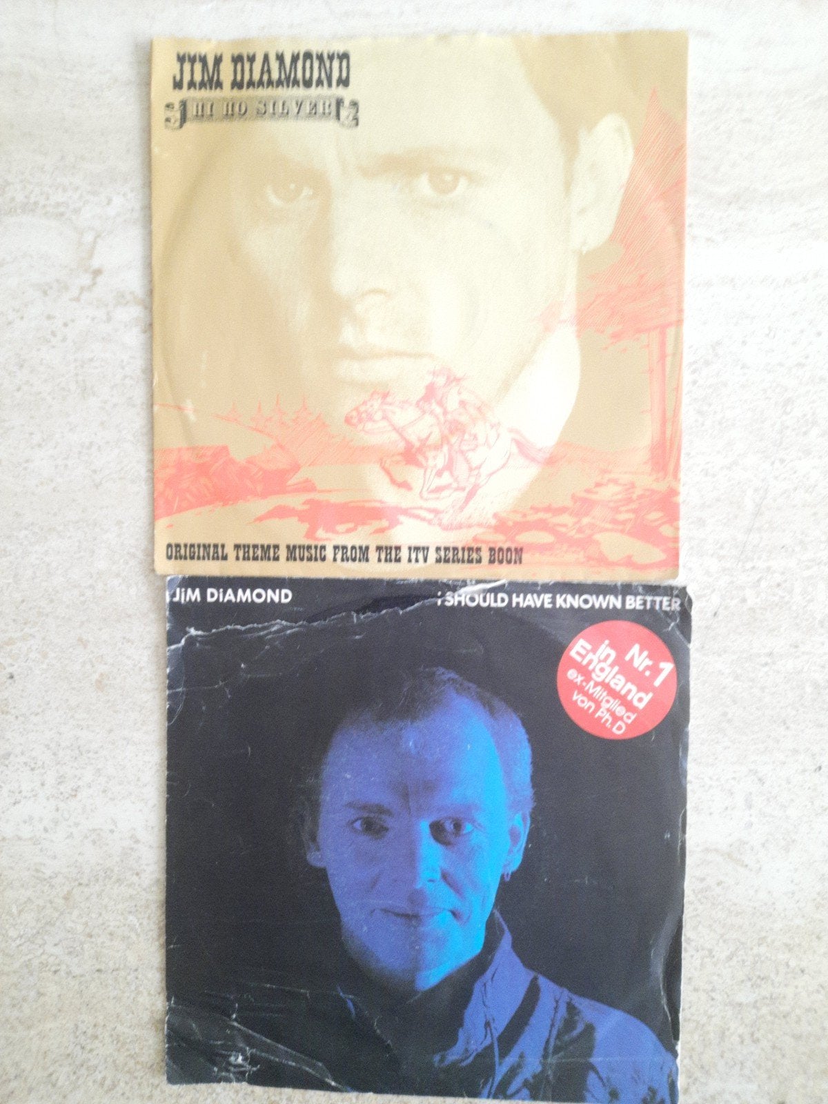 2x vinyl singels van Jim Diamond, Ophalen of Verzenden, Zo goed als nieuw, Pop