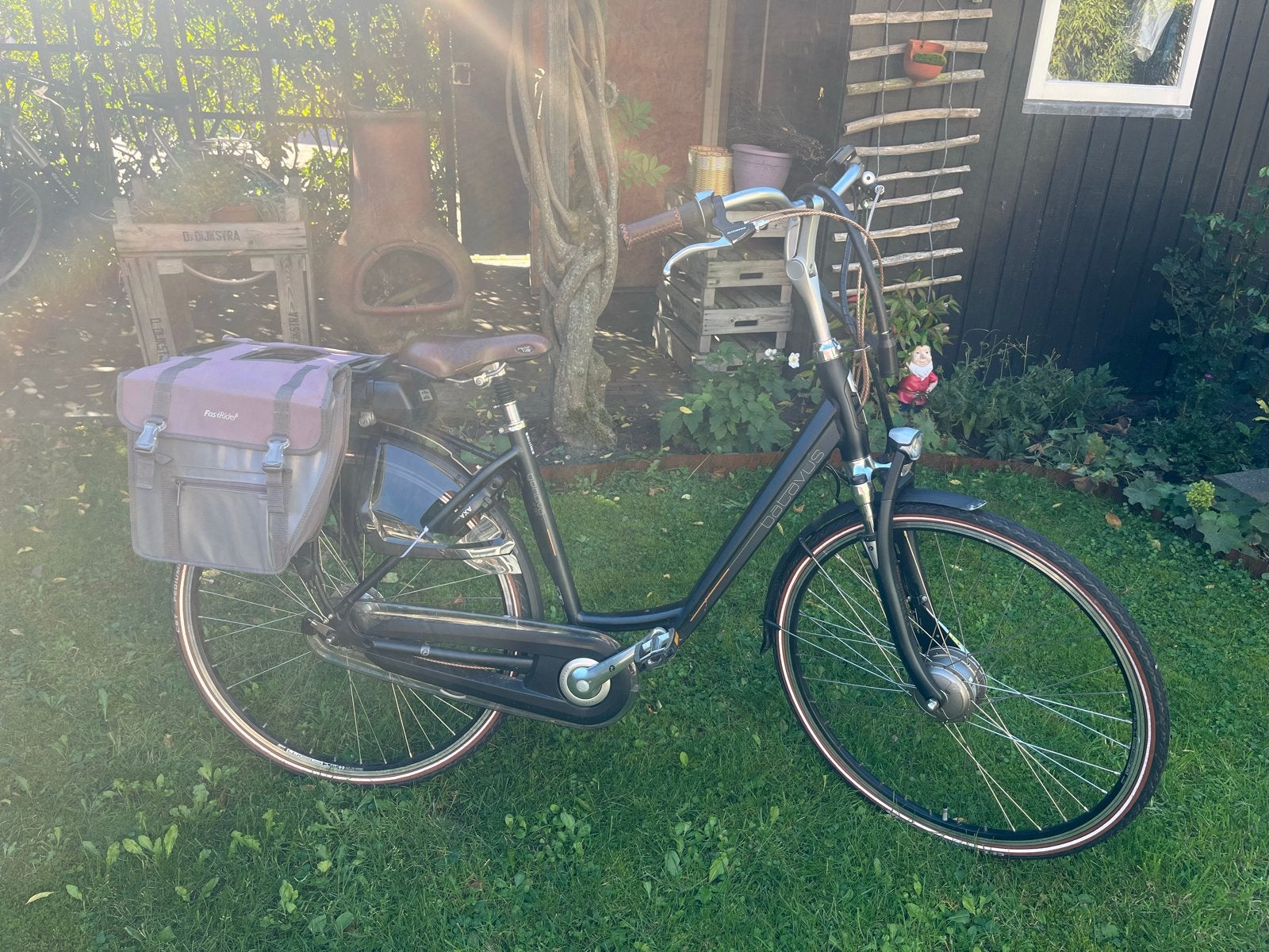 Batavus Genova E-Go elektrische fiets met fietstassen, Ophalen, Gebruikt, Batavus, 51 tot 55 cm