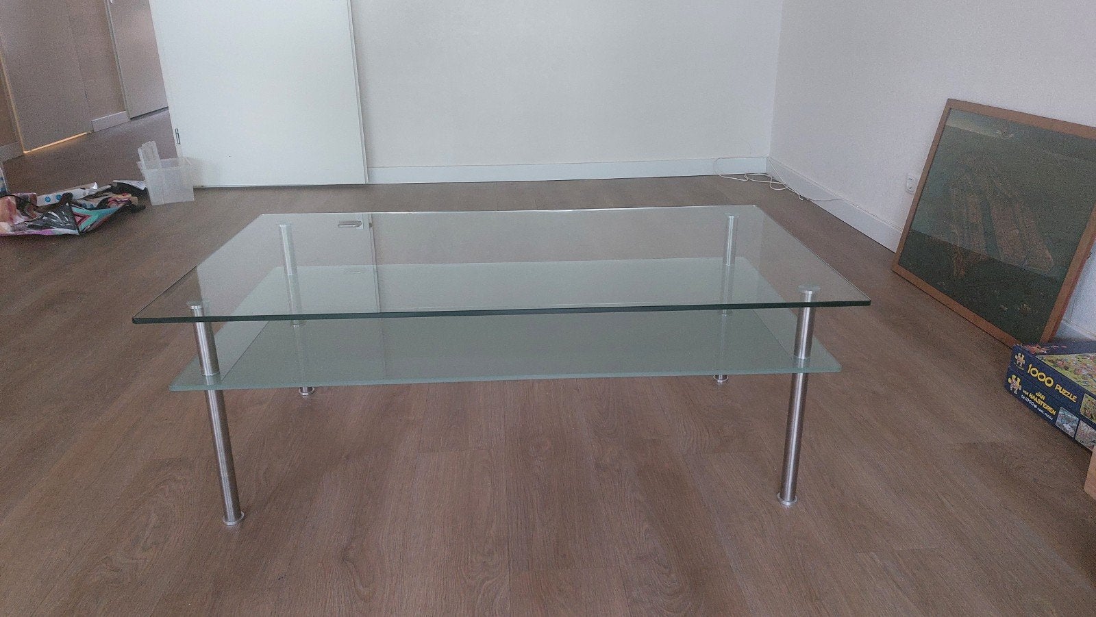 Glazen Salon tafel GRATIS, Ophalen, 100 tot 150 cm, 50 tot 100 cm, Glas