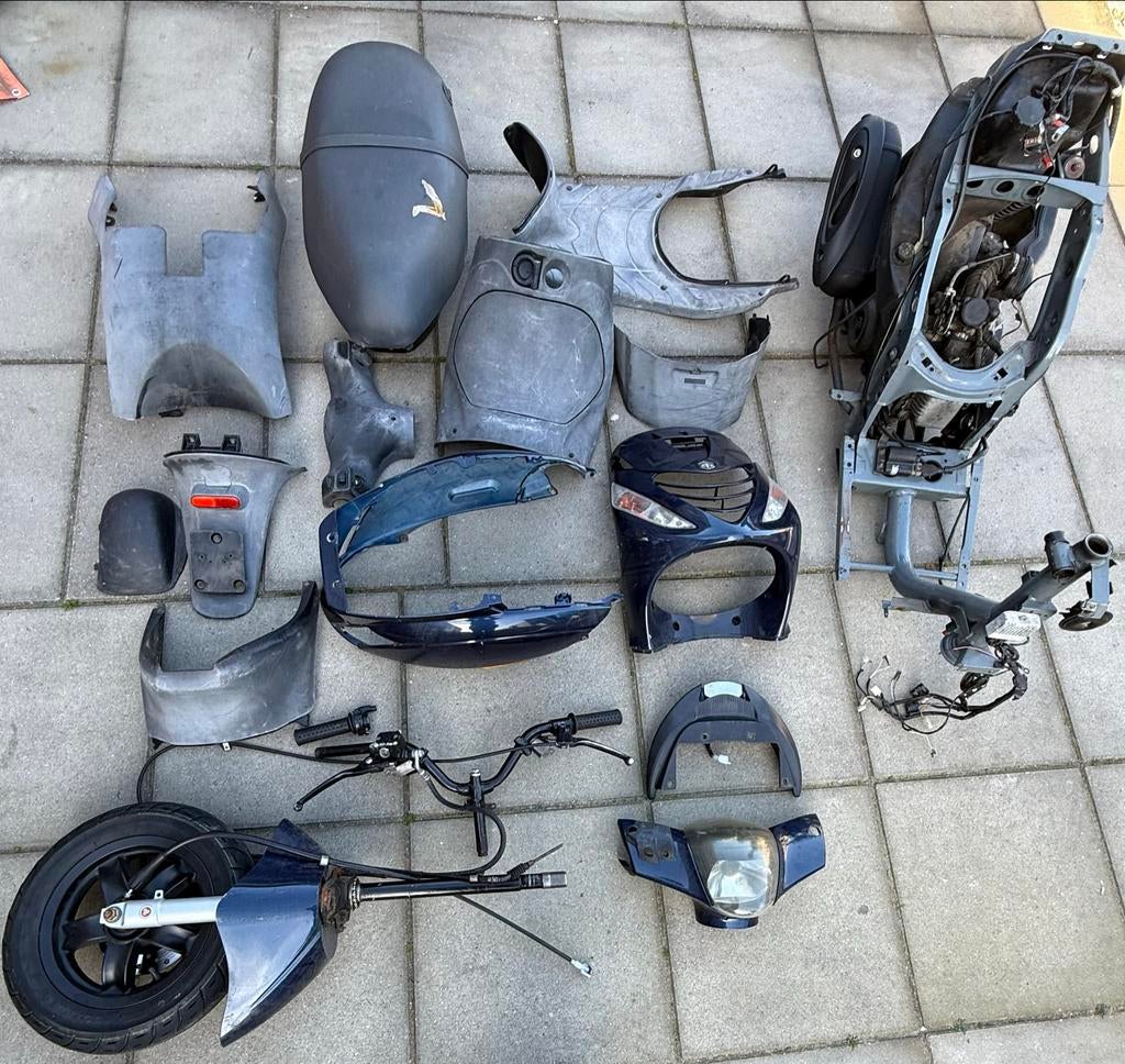 Complete Zip in onderdelen - Piaggio, Ophalen of Verzenden, Gebruikt, Overige typen, Piaggio