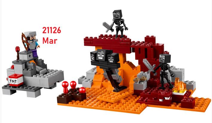 LEGO Minecraft 21126 The Wither uit 2016, Minecraft, Lego, Ophalen of Verzenden, Zo goed als nieuw