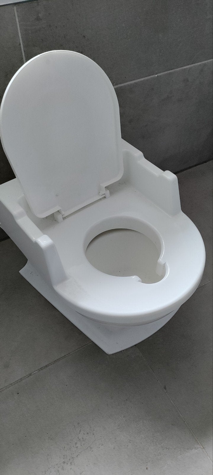 Wc potje met deksel, Ophalen, Gebruikt