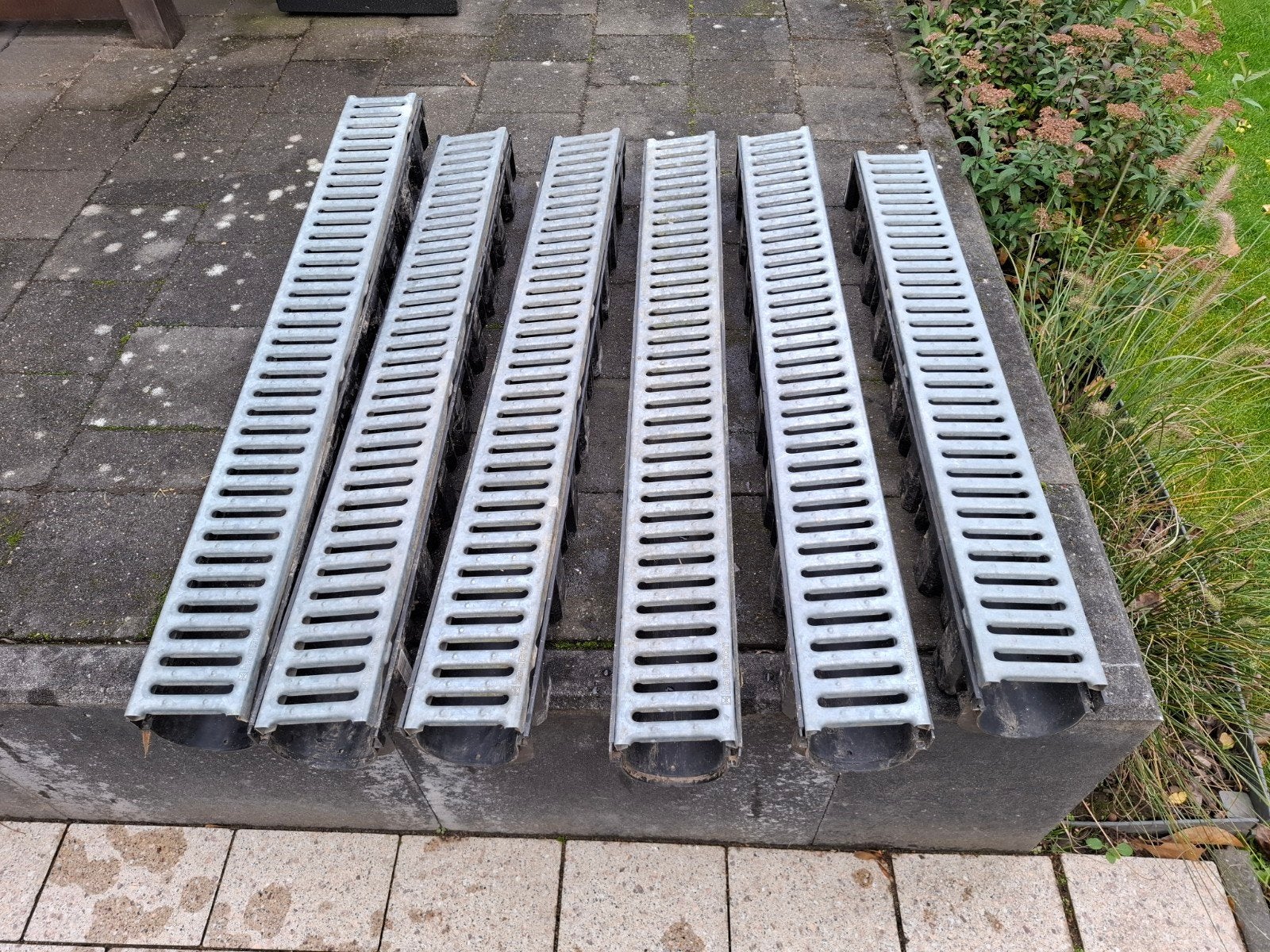 drainagegoot, afwatering, goot, Ophalen, Gebruikt