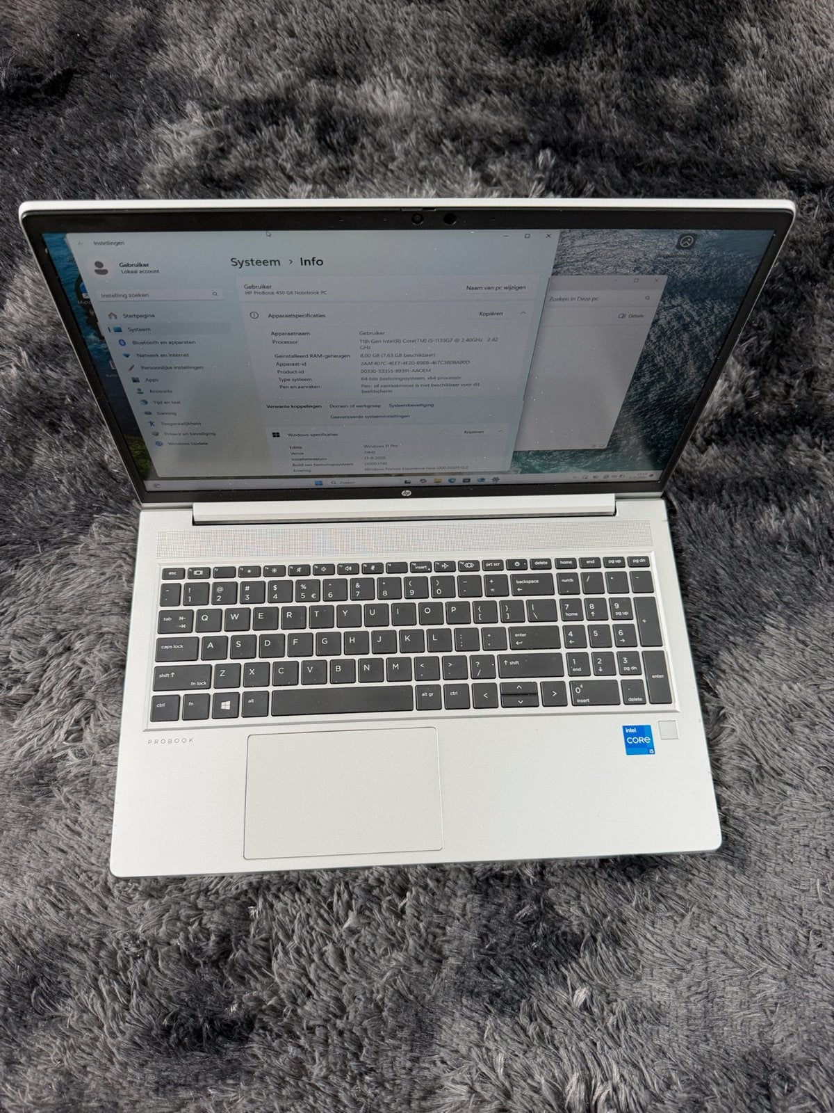 HP ProBook 450 G8 | i5 11e Gen 8GB | 256GB SSD | Windows 11, Computers en Software, Windows Laptops, 2 tot 3 Ghz, 8 GB, Ophalen of Verzenden
