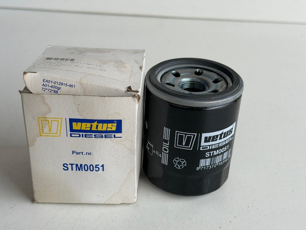 2 x Vetus M2 M3 M4 Oliefilter - STM0051, Ophalen of Verzenden, Nieuw, Lijn of Blok