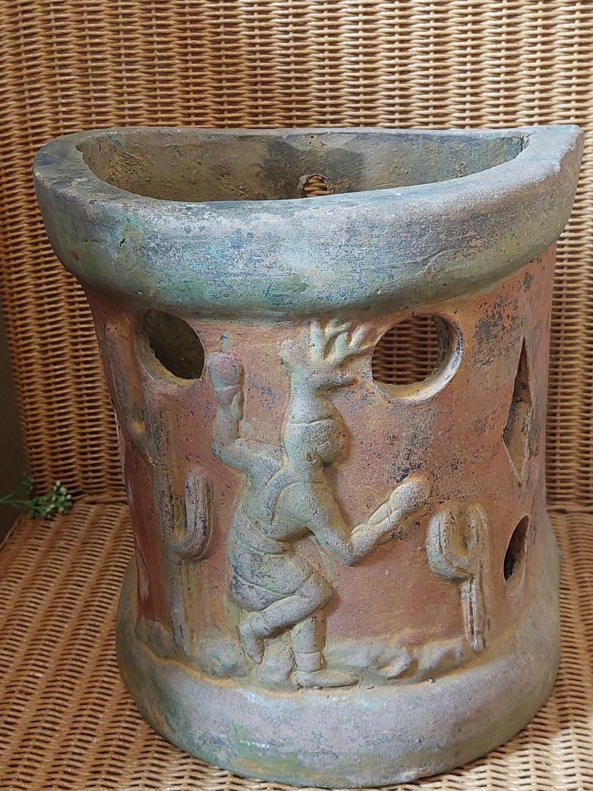 Terracotta lantaarn, Ophalen of Verzenden