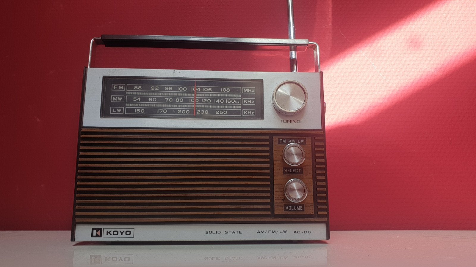 Retro Radio Koyo, Ophalen, Gebruikt