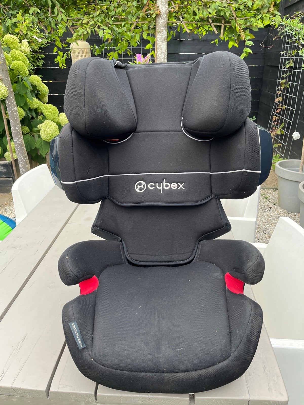 Cybex Solution X-Fix autostoel - Zwart, Autogordel of Isofix, Gebruikt, 15 t/m 36 kg, Verstelbare rugleuning