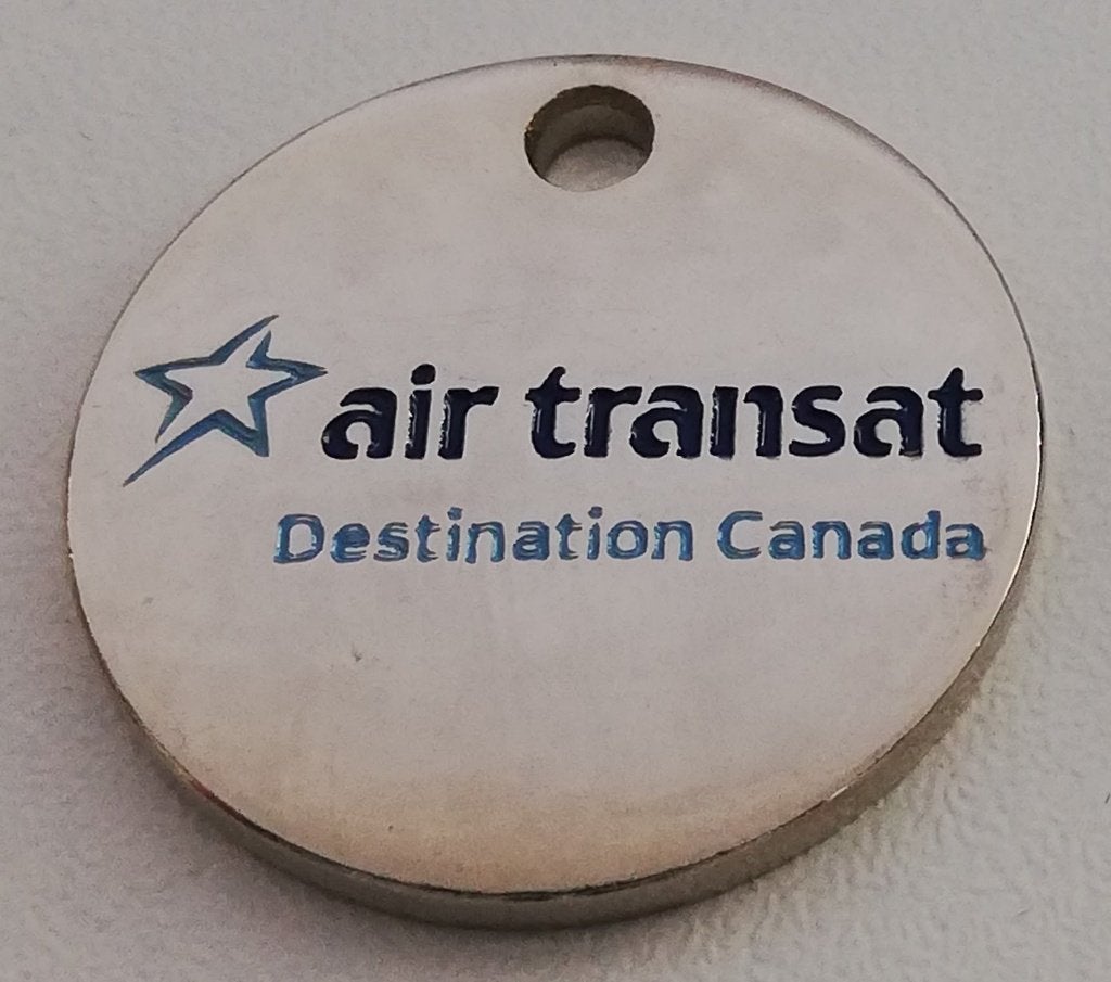 Winkelwagenmuntje Air Transat Luchtvaartmaatschappij, Ophalen of Verzenden