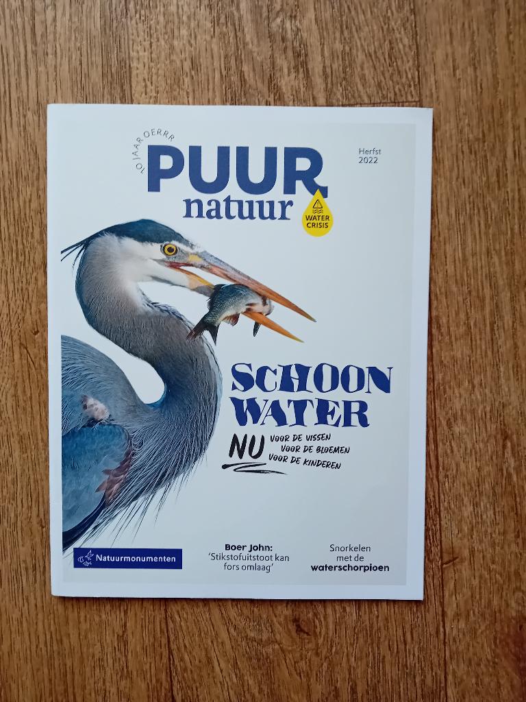 PUUR Natuur - Herfst 2022, Ophalen of Verzenden, 1980 tot heden, Nederland, Tijdschrift