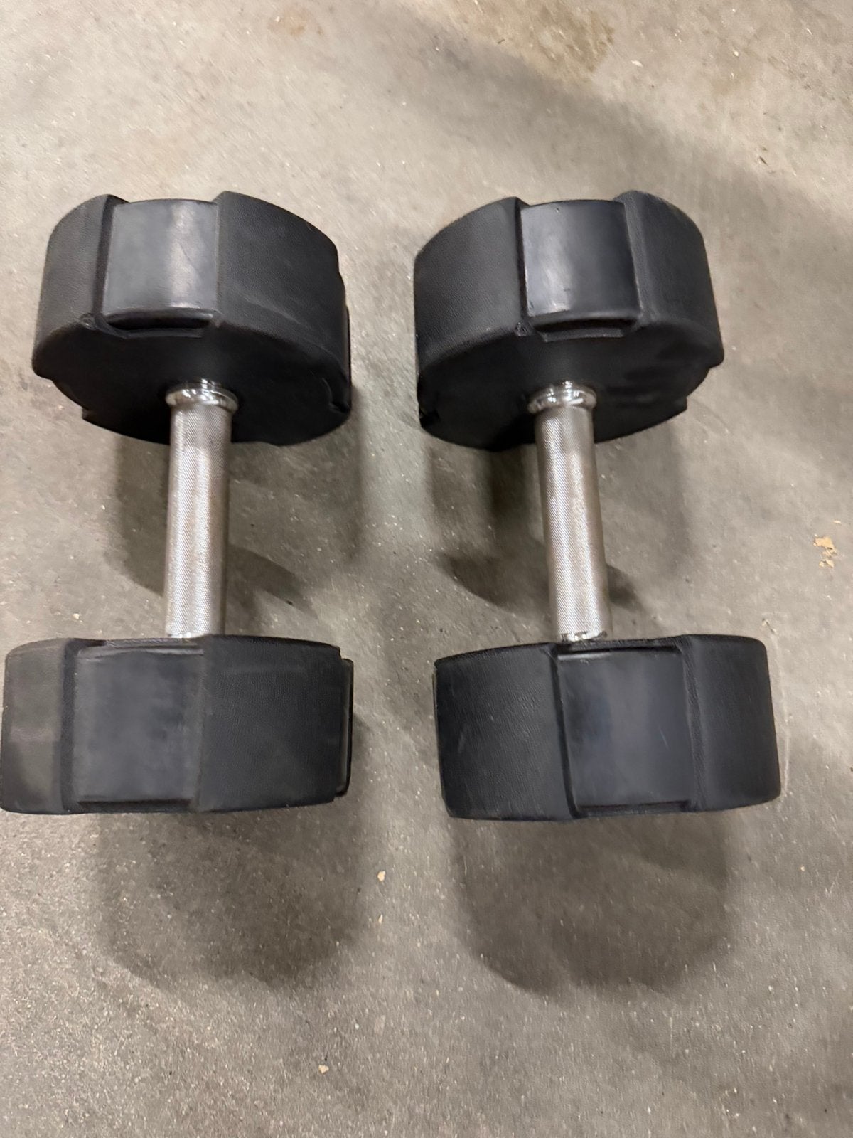2x16kg Hammer Strength Rubberen Vaste Dumbells, Ophalen, Zo goed als nieuw, Dumbbell