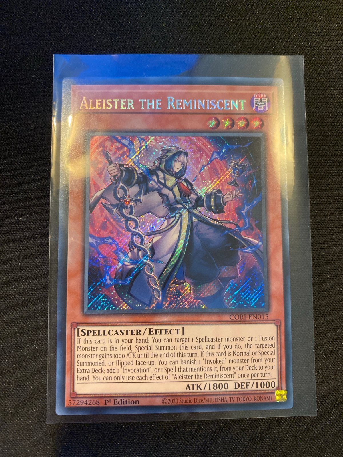 Yu-Gi-Oh! Aleister the Reminiscent (CORE-EN015) 1st Edition, Hobby en Vrije tijd, Verzamelkaartspellen | Yu-gi-Oh!, Ophalen of Verzenden