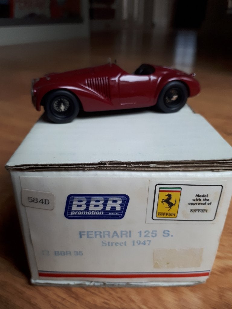 Ferrari 125 S 1947, BBR 1/43 nieuwstaat, Hobby en Vrije tijd, Modelauto's | 1:43, Ophalen of Verzenden, Nieuw, Auto, Overige merken