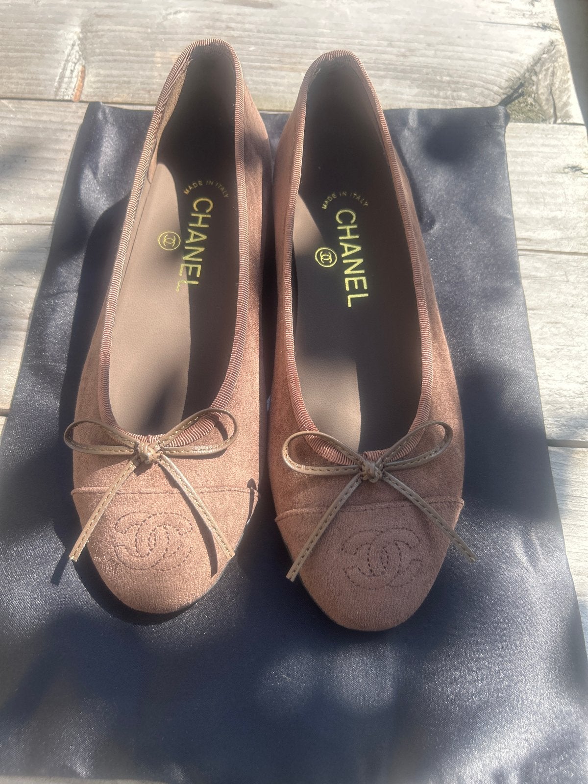 Ballet Ballerina's - nieuw, Ophalen of Verzenden, Zo goed als nieuw, Bruin, Ballerina's