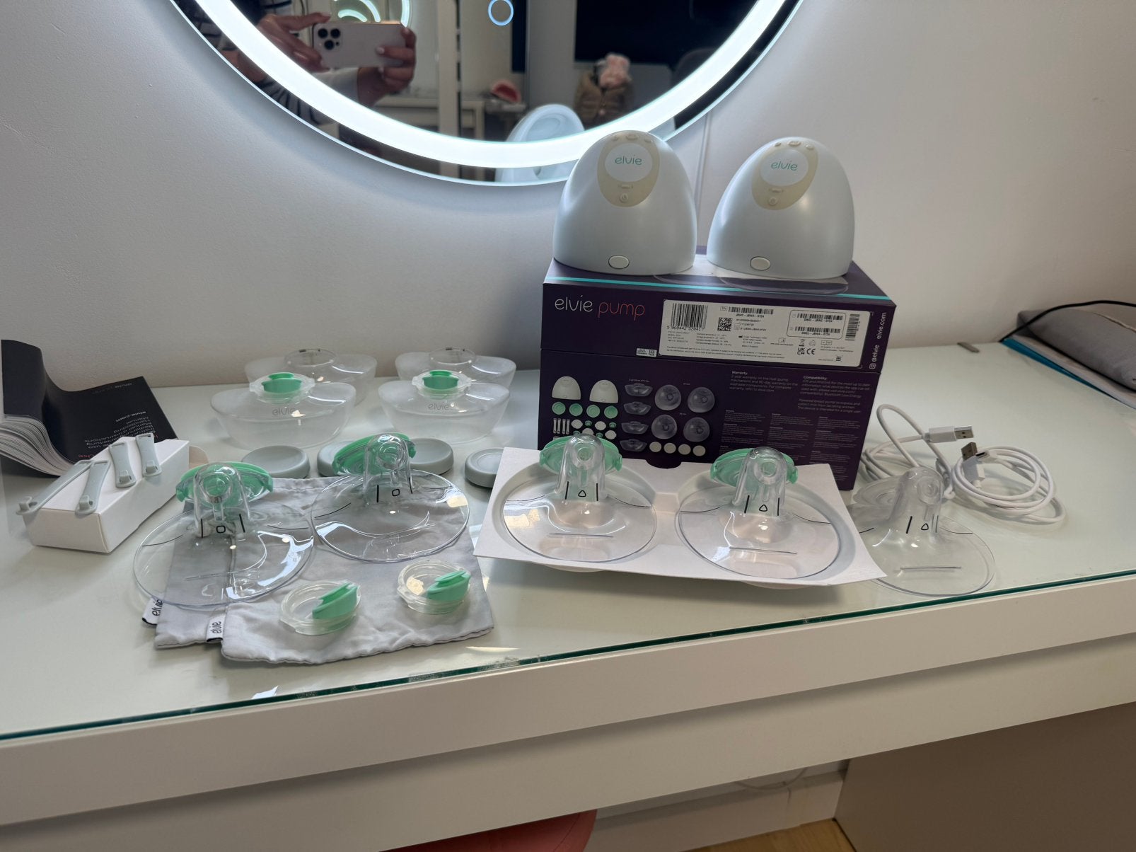 Elvie pump, Kinderen en Baby's, Babyvoeding en Toebehoren, Gebruikt, Borstkolf, Ophalen of Verzenden, Elvie