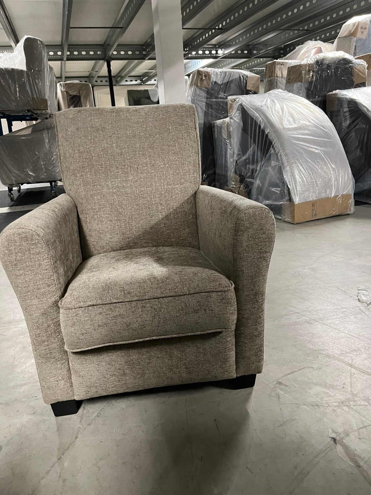 Nieuwe fauteuil, Nederlands fabrikaat van €995.- nu €395.-, Huis en Inrichting, Ophalen, Nieuw, 75 tot 100 cm, Stof