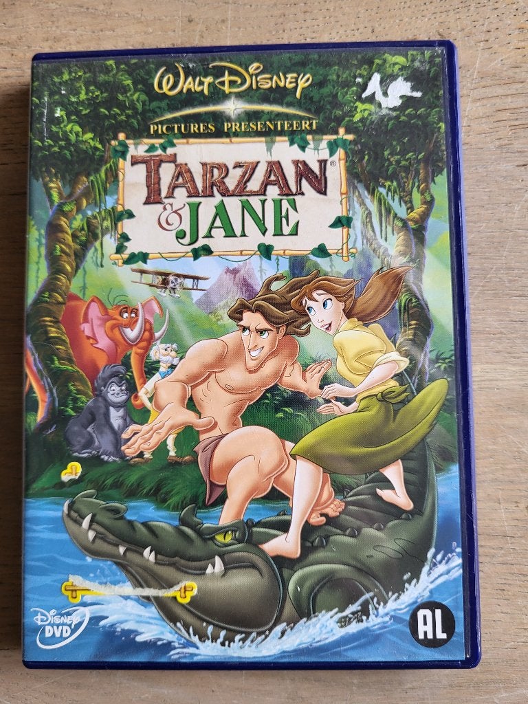 Walt Disney's Tarzan & Jane DVD - Zo goed als nieuw, Animatie, Inclusief doosje, Ophalen of Verzenden, Duits