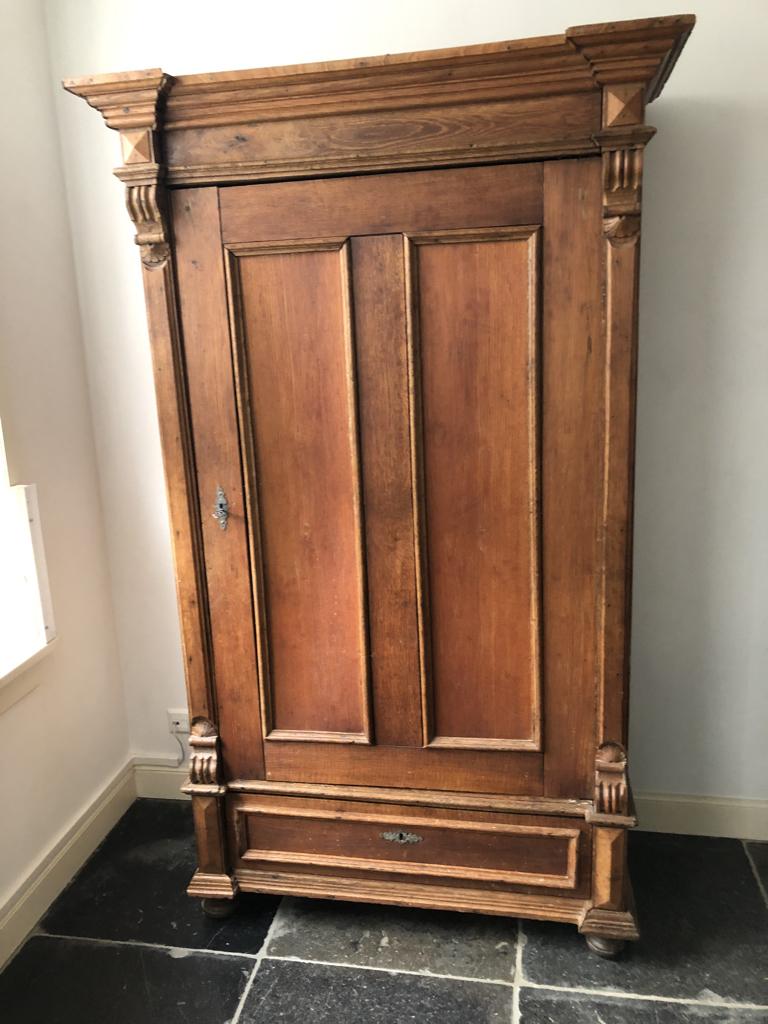 Te koop eiken boerenkast, Ophalen, Gebruikt