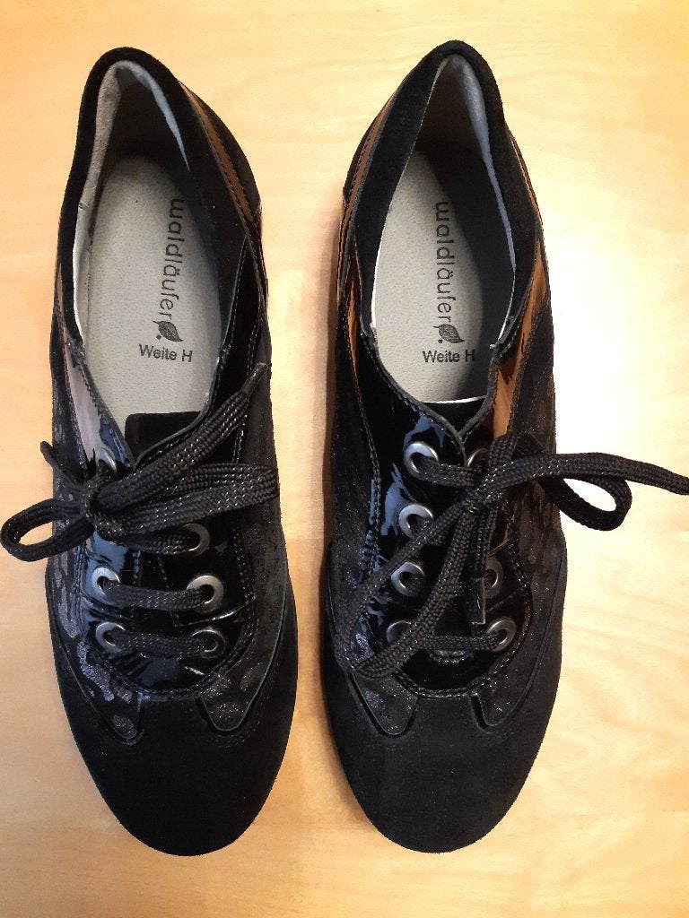 damessneakers, Ophalen, Waldlaufer, Zwart, Nieuw