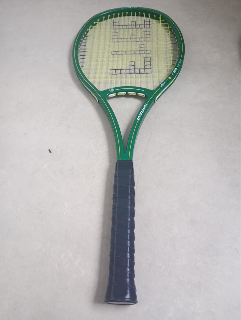 Vintage Rossignol Tennisracket F200 Carbon Mats Wilander, Ophalen of Verzenden, Gebruikt, Racket, L1