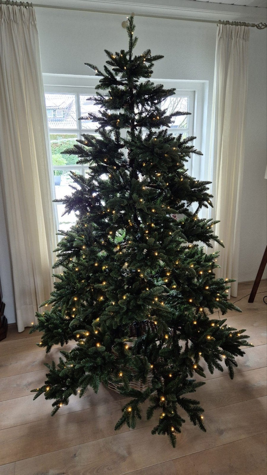 Triumph Tree Kerstboom met verlichting (hoogte: 215cm), Ophalen, Zo goed als nieuw