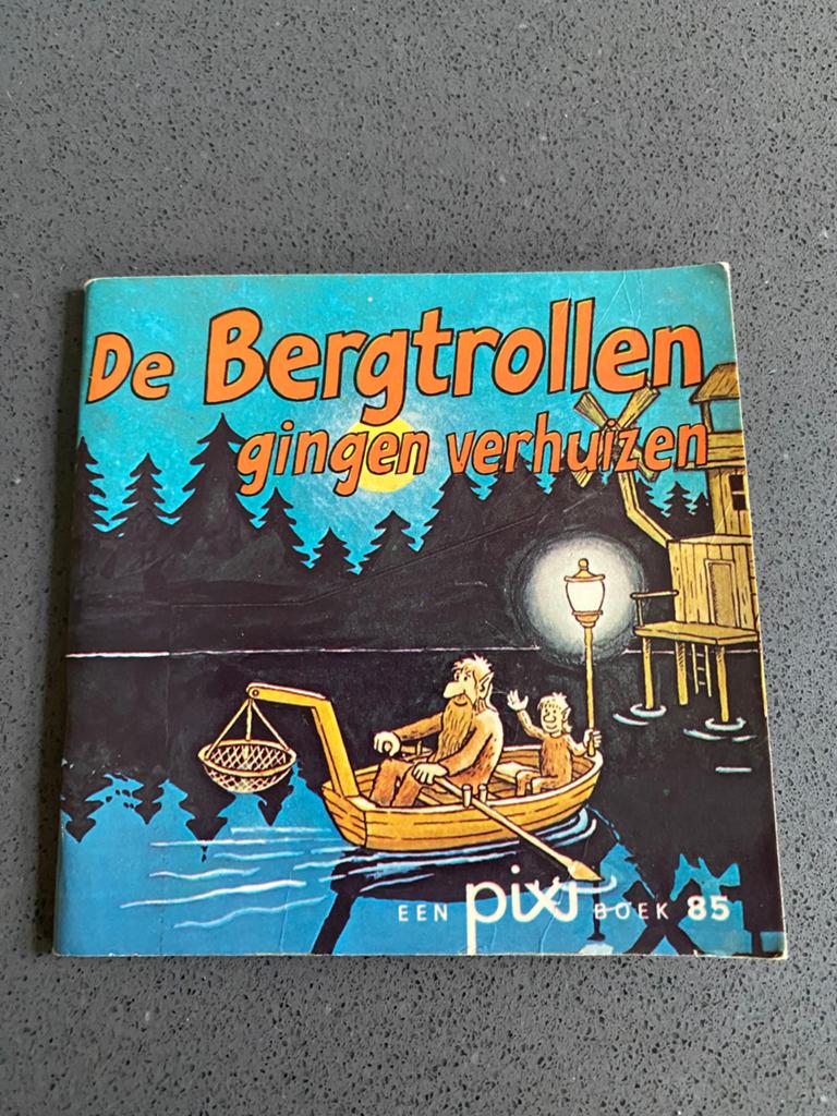 Vintage Pixi Boek nr 85 - De bergtrollen gingen verhuizen, Boeken, Kinderboeken | Kleuters, Ophalen of Verzenden, Gelezen, Fictie algemeen
