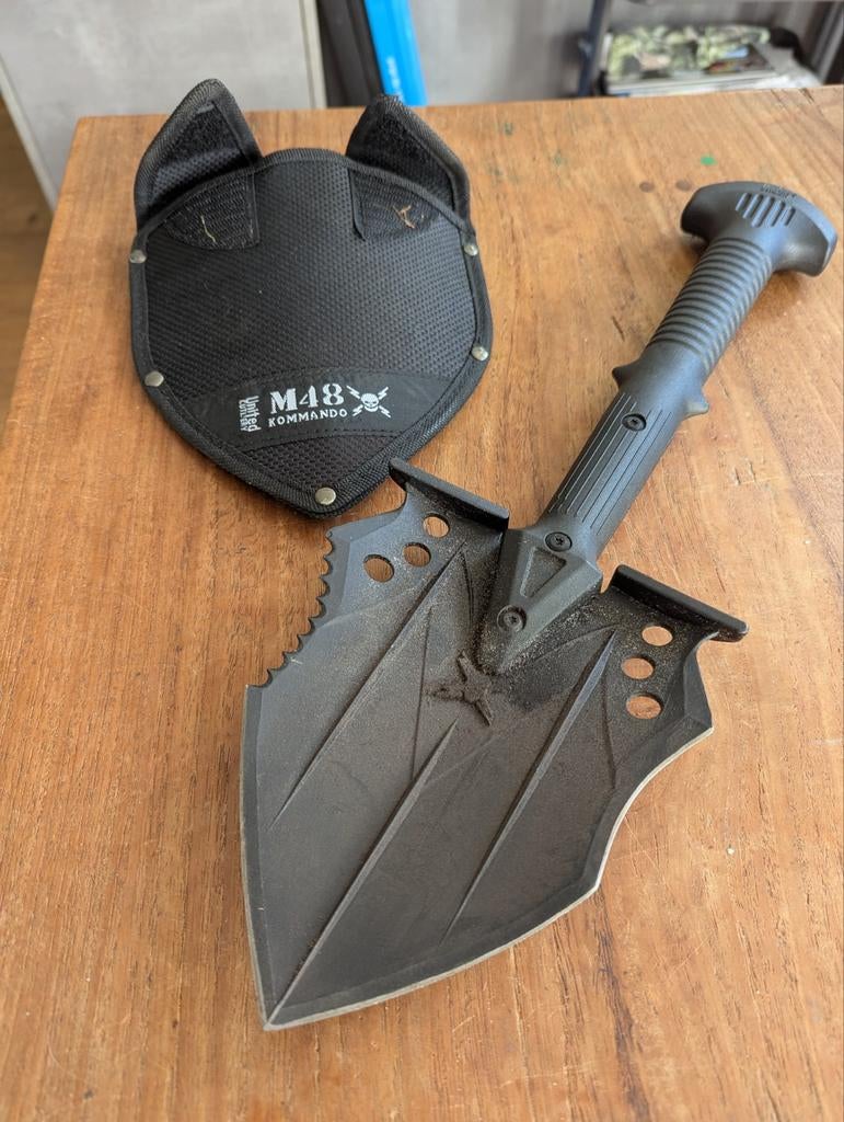 M48 Kommando Tactische Schop met Hoes, Doe-het-zelf en Verbouw, Ophalen of Verzenden, Nieuw