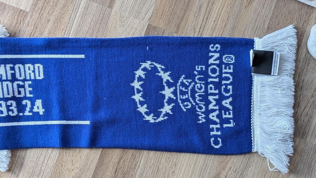 Chelsea FC Women's Champions League Sjaal, Verzamelen, Sportartikelen en Voetbal, Nieuw, Vaantje of Sjaal, Buitenlandse clubs