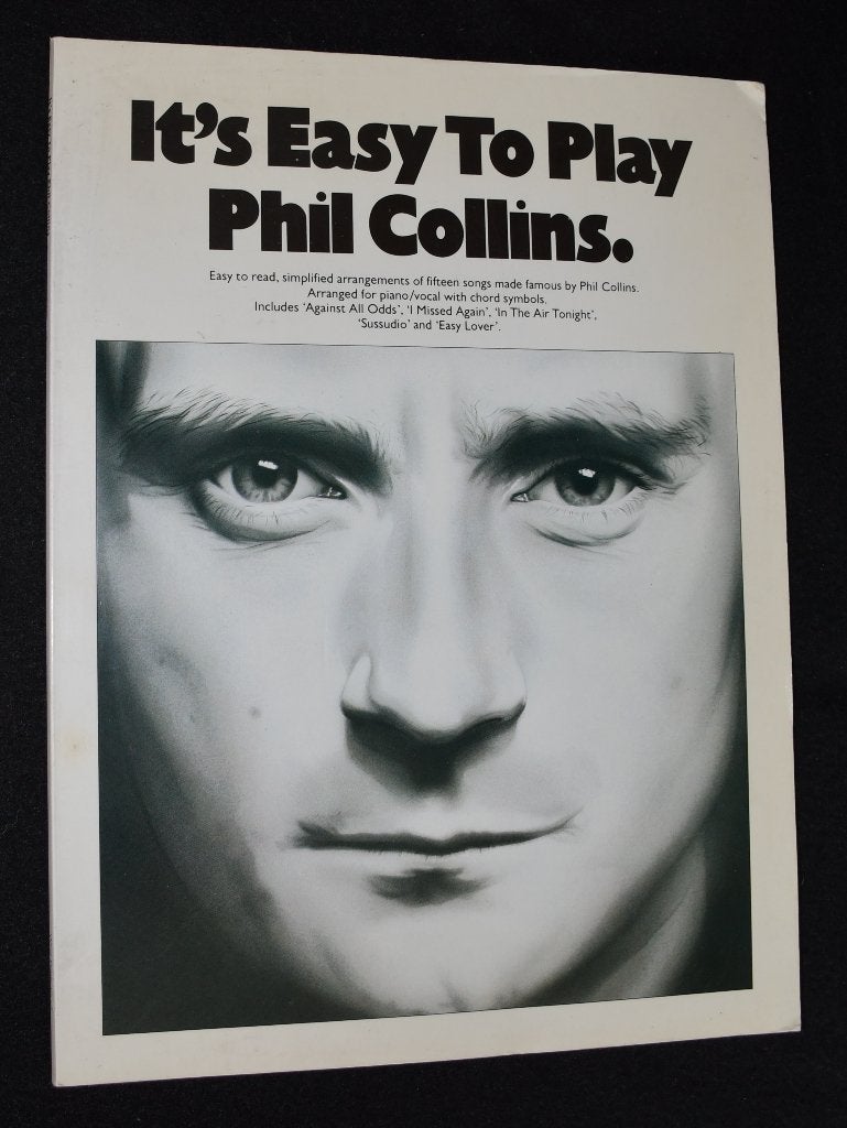 Phil Collins - It's Easy To Play - Fifteen Songs - Arranged, Gebruikt, Gitaar, Ophalen of Verzenden, Artiest of Componist