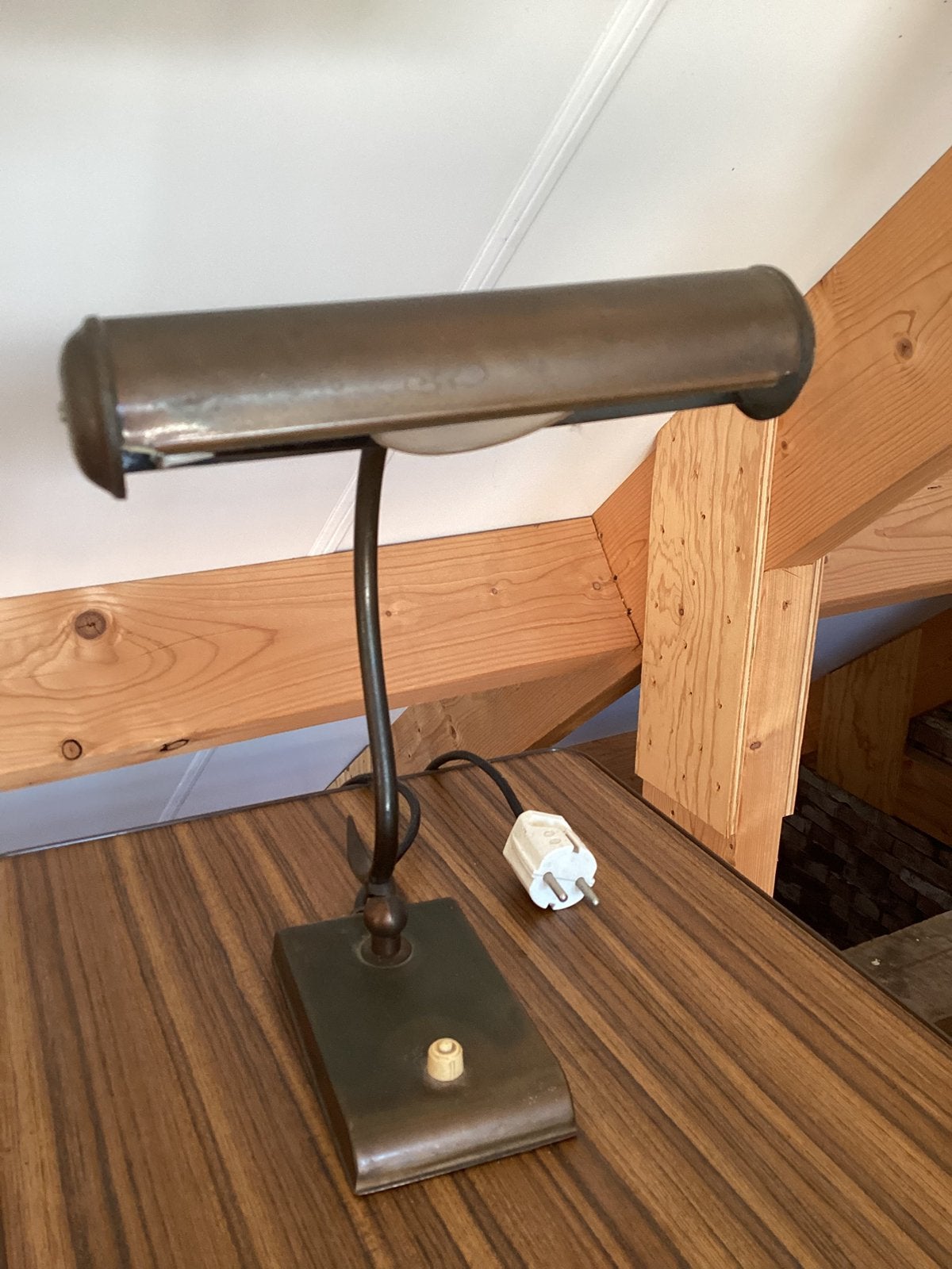 Vintage HECA Notarislamp / Bureaulamp (Dutch Design), Antiek en Kunst, Ophalen