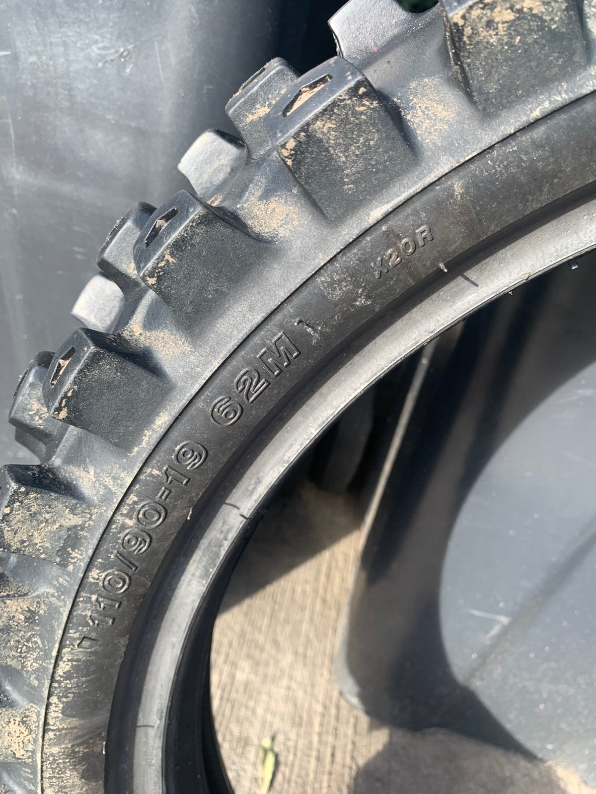 Achterband Husqvarna tc 125-150 met bibmouse, Ophalen, Gebruikt