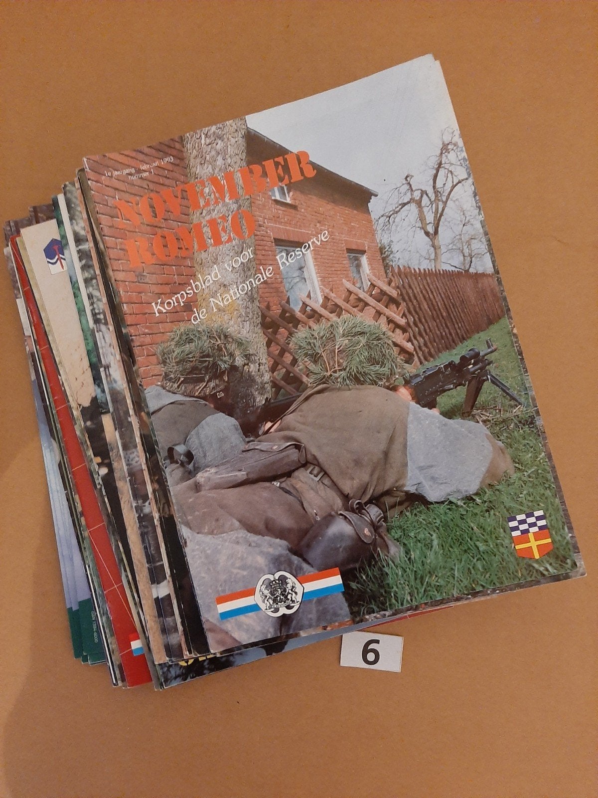 Nationale Reserve  NATRES   Korpsblad November Romeo, Verzamelen, Ophalen of Verzenden, Landmacht, Nederland, Boek of Tijdschrift