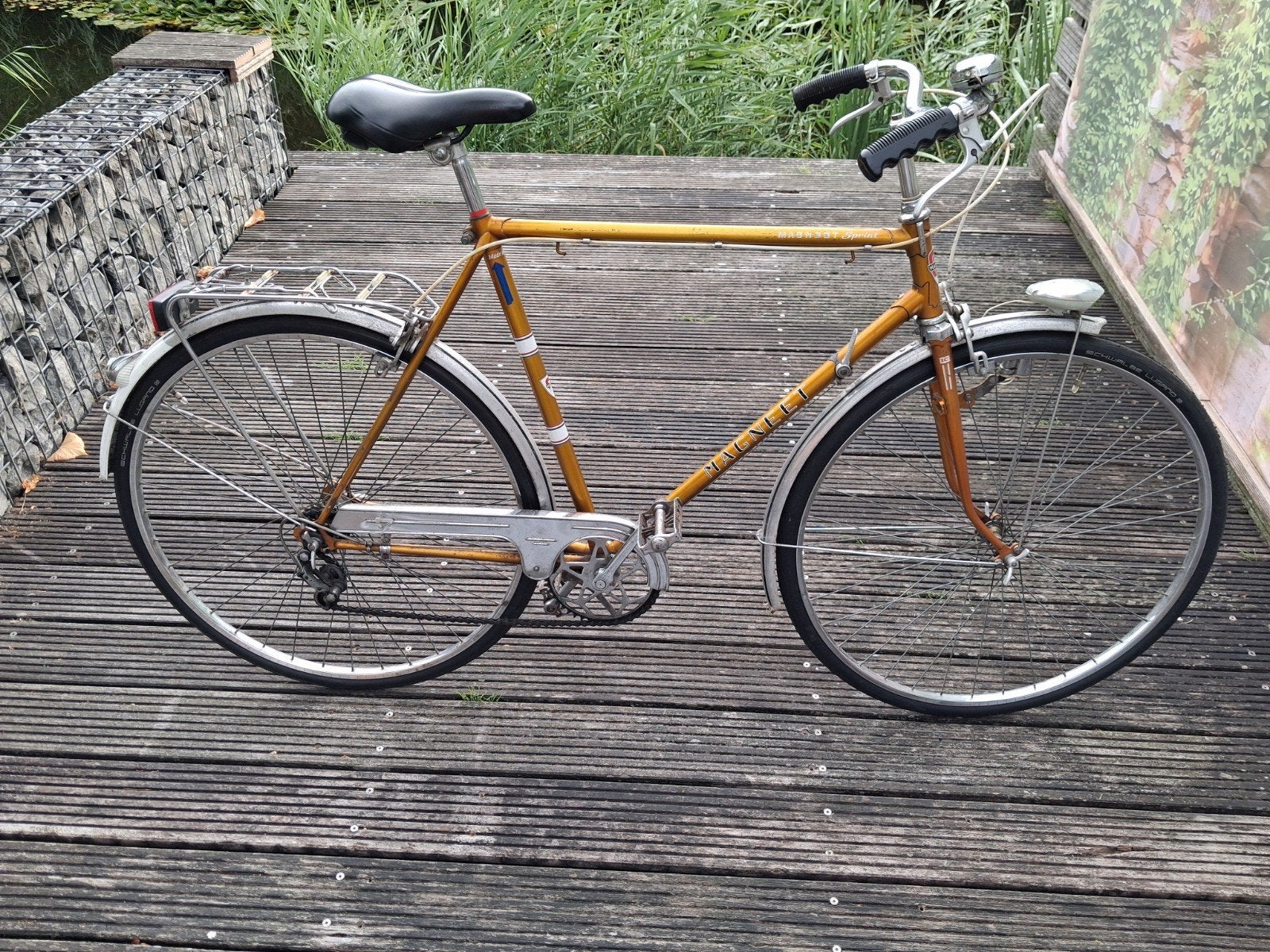 Magneet fiets bouwjaar 1975, Fietsen en Brommers, Fietsen | Oldtimers, 55 tot 59 cm, Jaren '60 of nieuwer, Velgrem, Ophalen