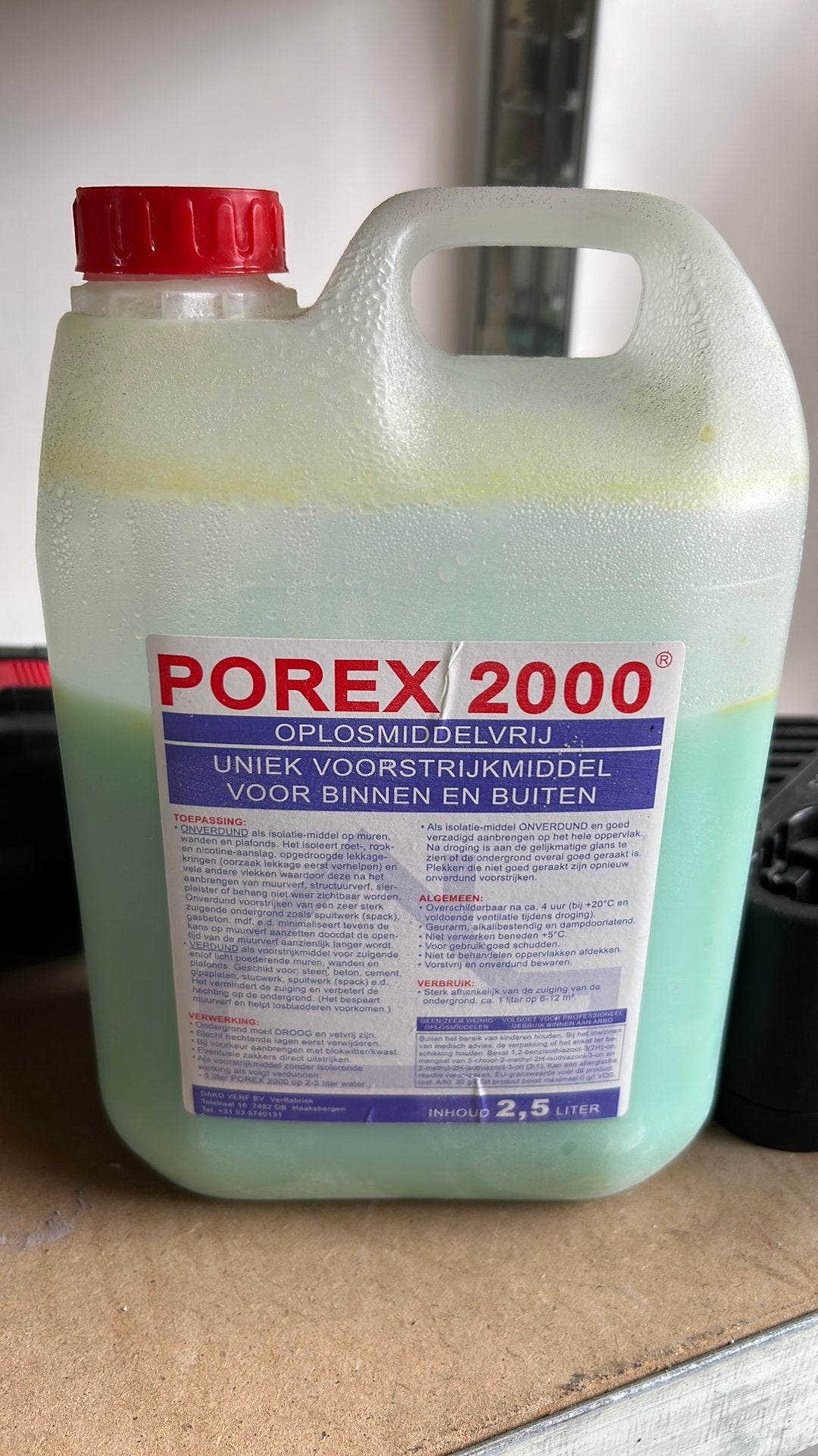 Twee liter Porex 2000, Ophalen of Verzenden, Overige typen