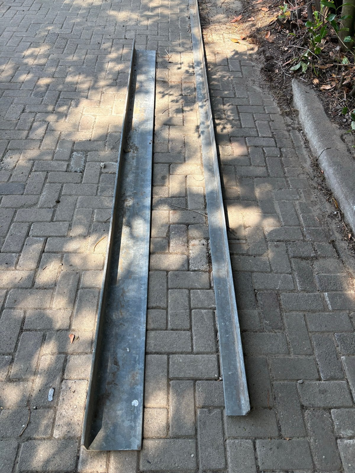 2x hoeklijn, Ophalen, Nieuw, IJzer